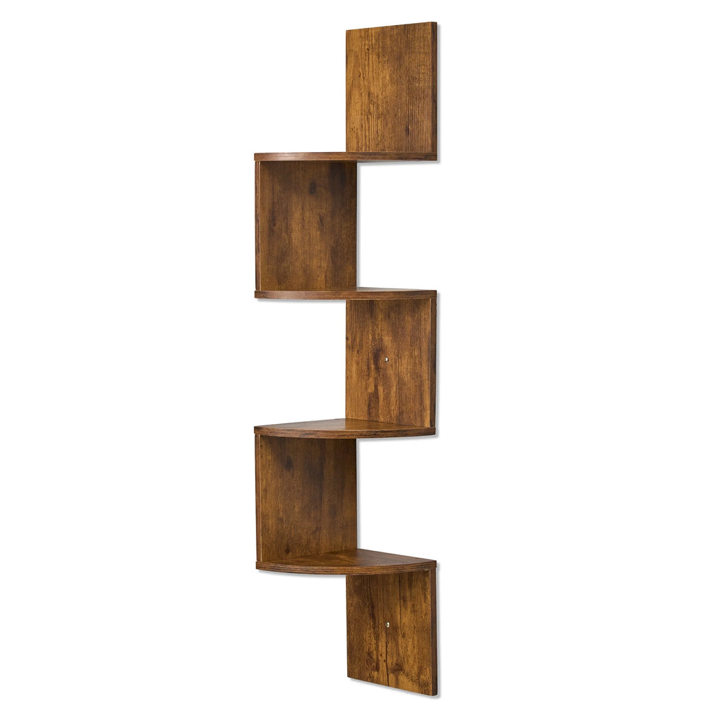 Zig Zag Corner Wall Shelf