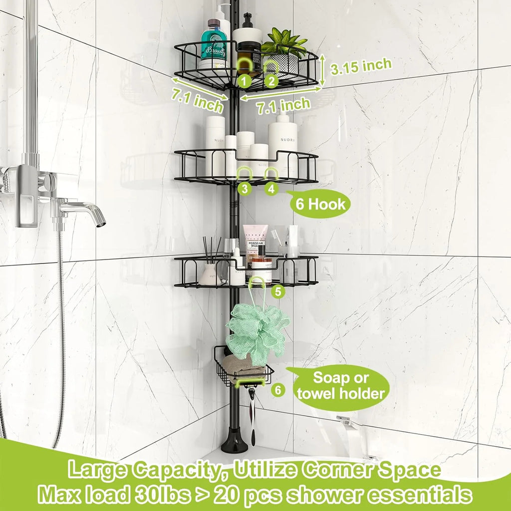 Corner Shower Caddy Tension Pole