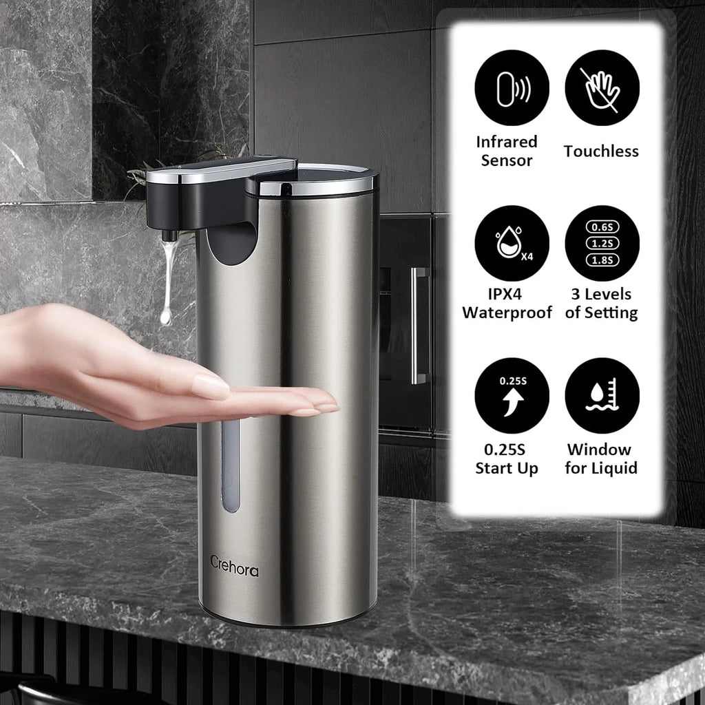 Automatic Soap Dispenser, Touchless Hand Free Soap Dispenser