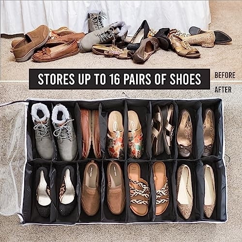 Under Bed Shoe Storage Organizer
