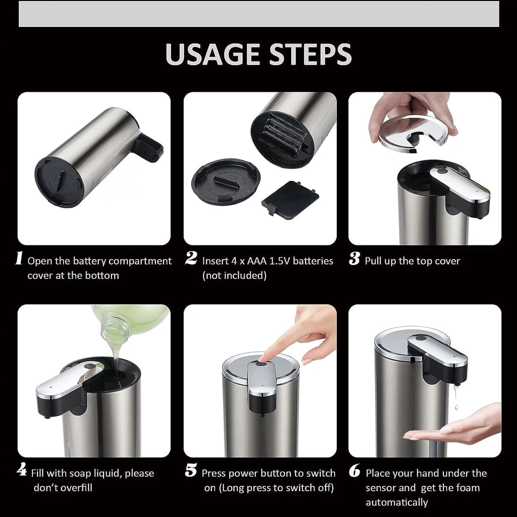 Automatic Soap Dispenser, Touchless Hand Free Soap Dispenser