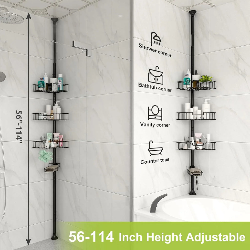 Corner Shower Caddy Tension Pole